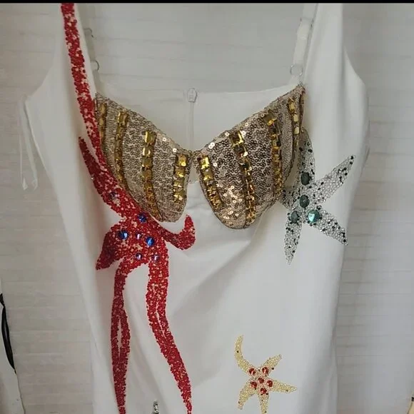 STARFISH BANDAGE MINI DRESS size m - Picture 1 of 11